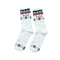 White Ajrak Print Funky Socks - SOXO #1 Imported Socks Brand in Pakistan