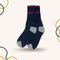 Winter Winds Crew Socks Black - SOXO #1 Imported Socks Brand in Pakistan