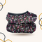 Womens Maroon Floral No Show Socks - SOXO #1 Imported Socks Brand in Pakistan