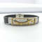 YA ALI Black Leather Bracelet For Men