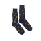Yellow Dot Heart Funky Socks - SOXO #1 Imported Socks Brand in Pakistan