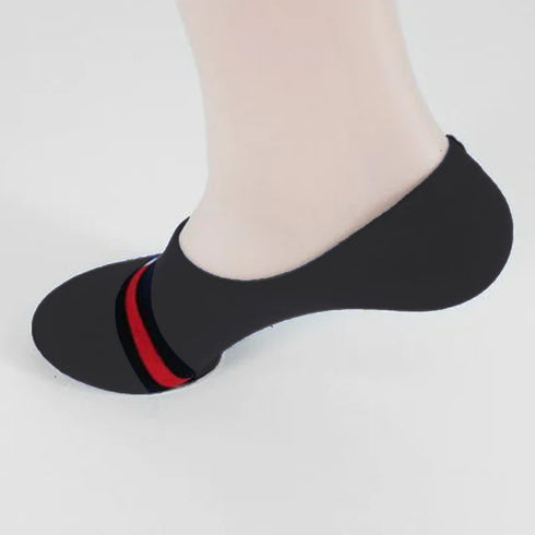 Tommy Legs No Show Invisible Socks Charcoal