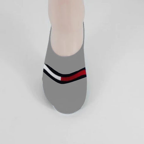 Tommy Legs No Show Invisible Socks Light Grey