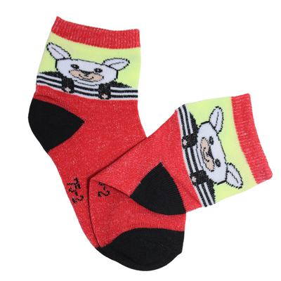 Red Rabbit Kids Socks (6-8 Years)