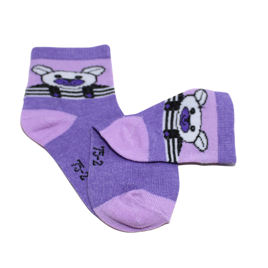 Purple Rabbit Kids Socks (6-8 Years)