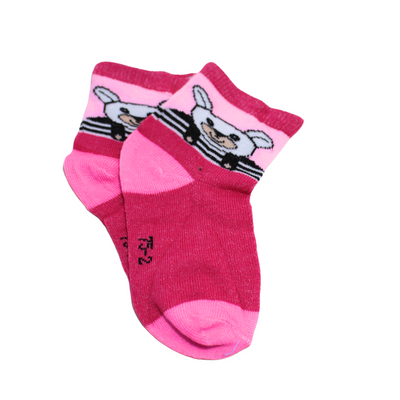 Pink Rabbit Kids Socks (6-8 Years)