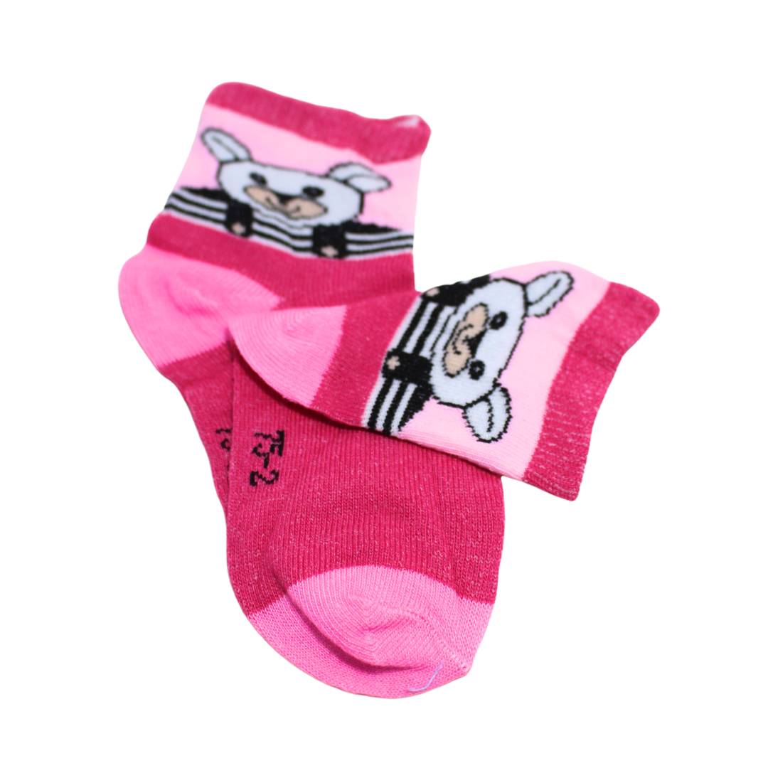 Pink Rabbit Kids Socks (6-8 Years)