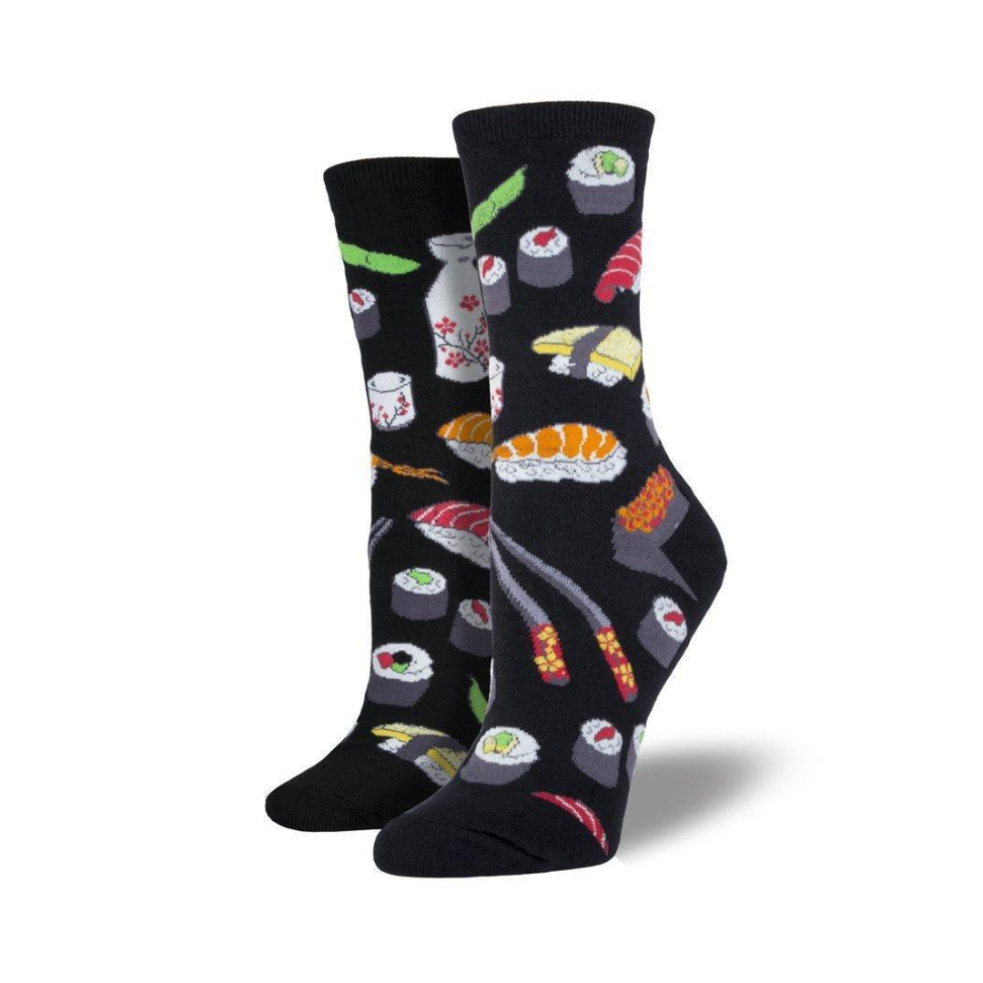 Black Sushi Funky Socks