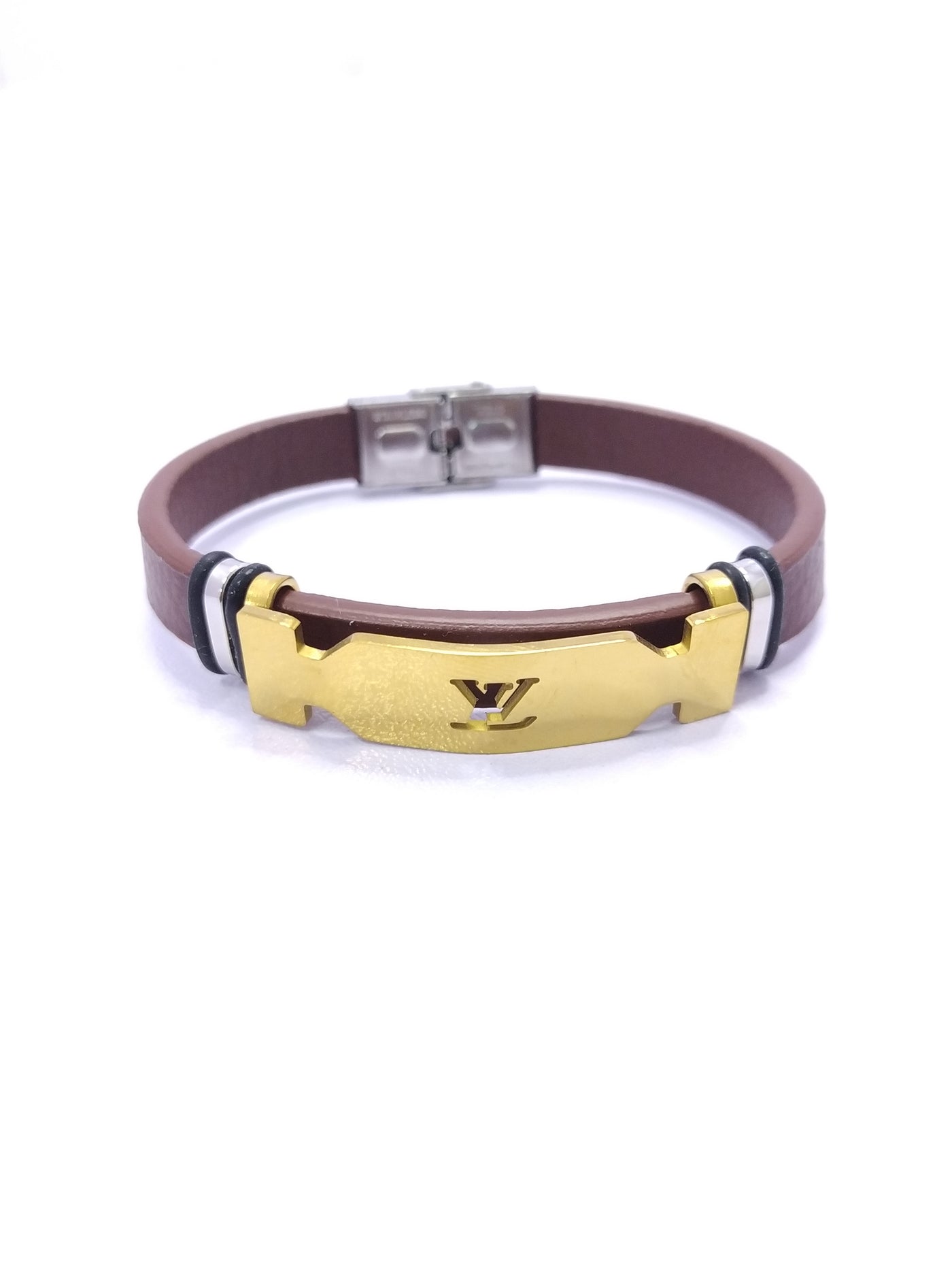 Louis Vuitton Brown Leather Bracelet