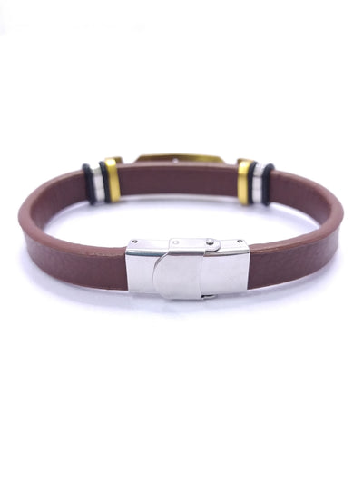 Nike Brown Leather Bracelet