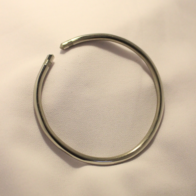 Silver Stainless Steel Bangles