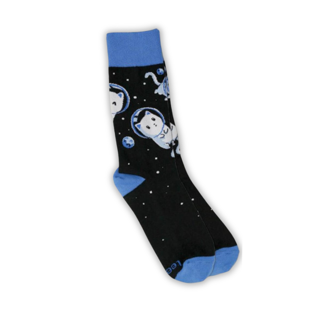 Space Cat Funky Socks