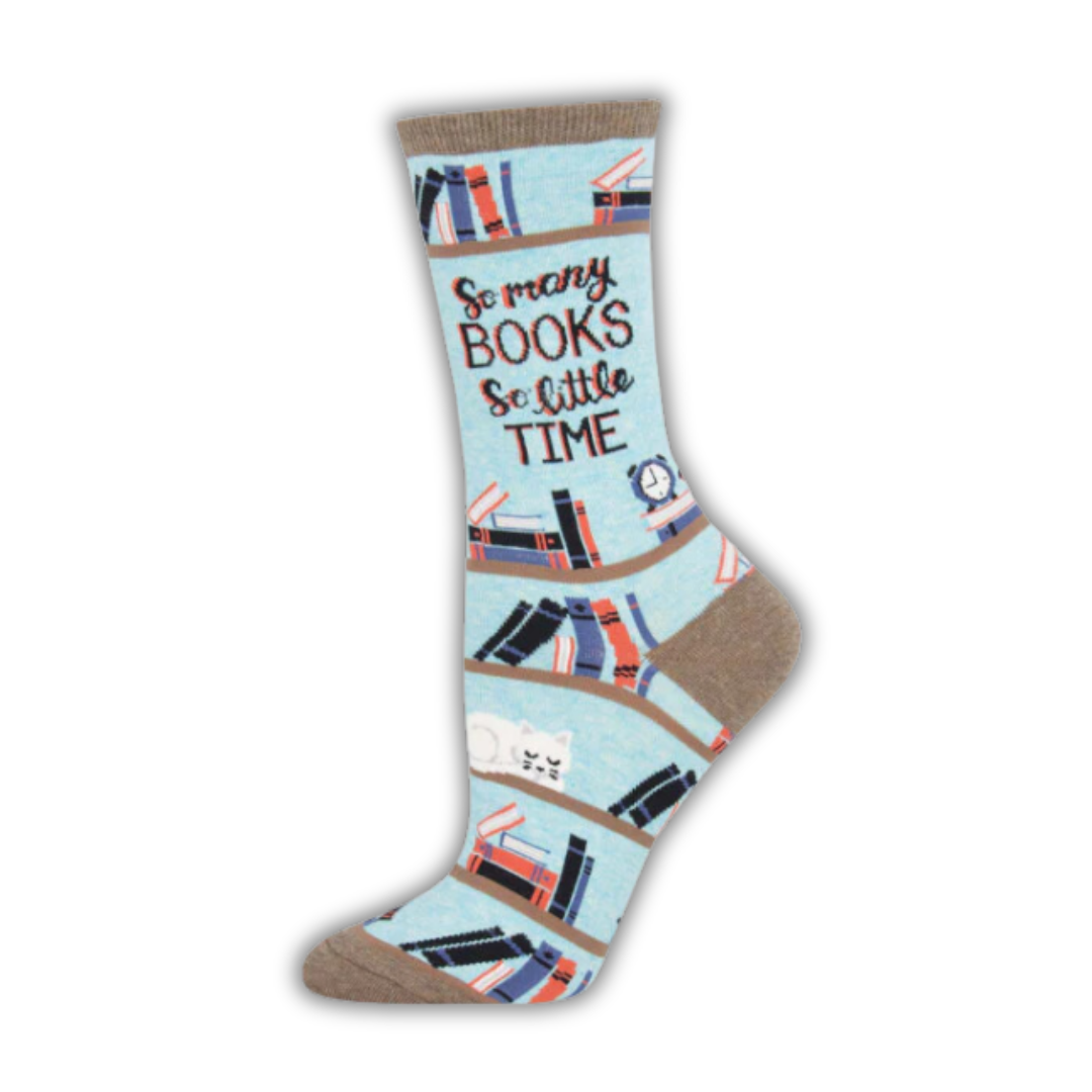 Time for a Good Book Funky Socks