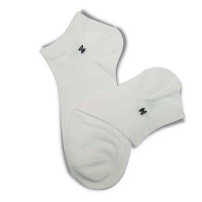 Plain Iconic Ankle Socks White - Premium Quality
