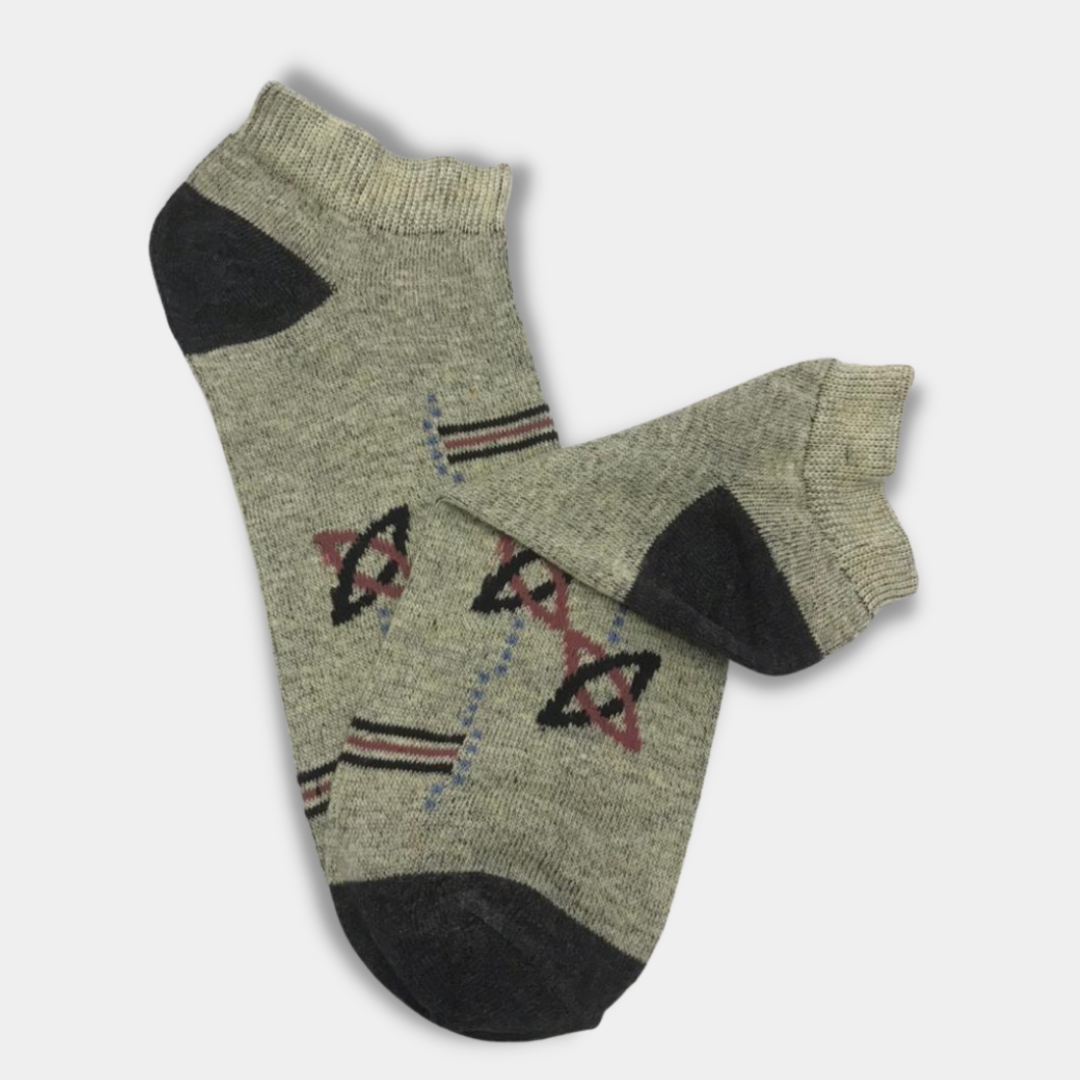 Premium Quality Strech Cotton Ankle Socks Light Grey