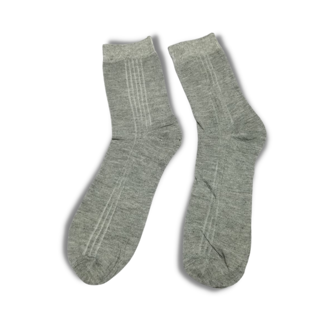 Light Grey Liner Premium Cotton Socks