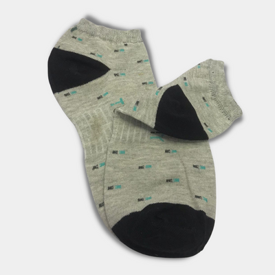 Tommy Multi Doted Premium Quality Ankle Socks Light Grey
