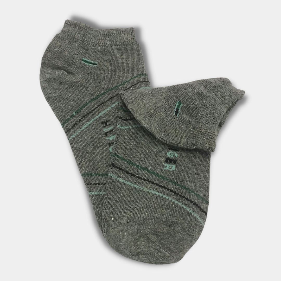 Hilfiger Premium Quality Ankle Socks Grey