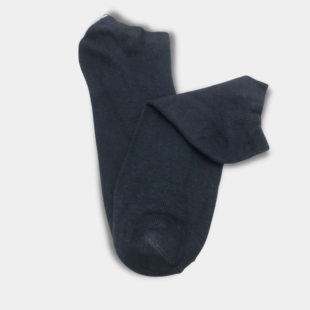 Plain Grey Premium Quality Ankle Socks