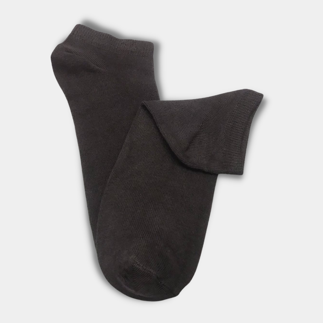 Plain Brown Premium Quality Ankle Socks