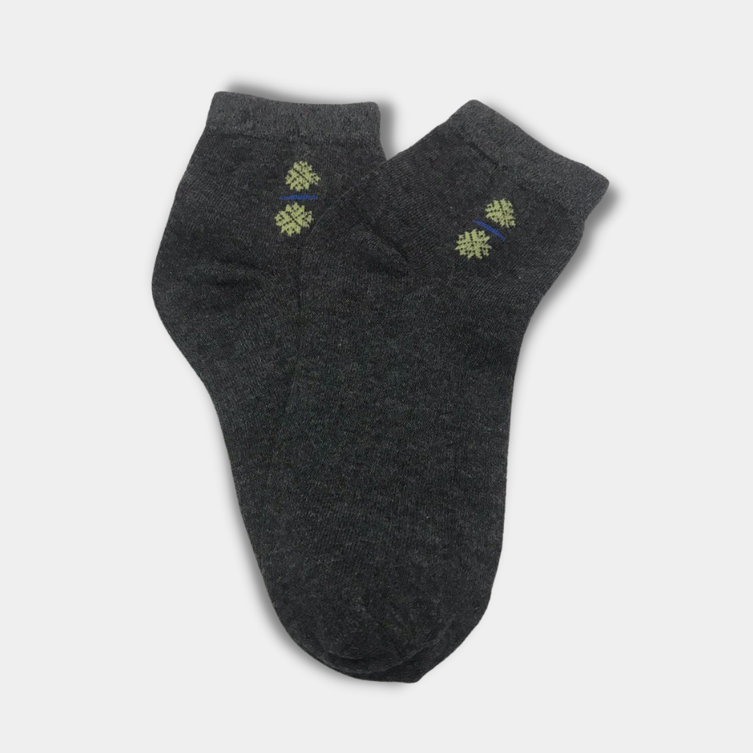 High Quality Ankle Cotton Socks Dark Grey