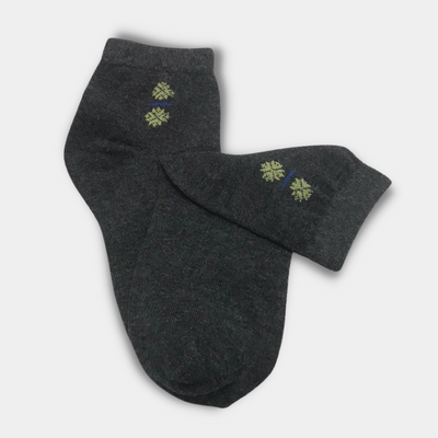 High Quality Ankle Cotton Socks Dark Grey