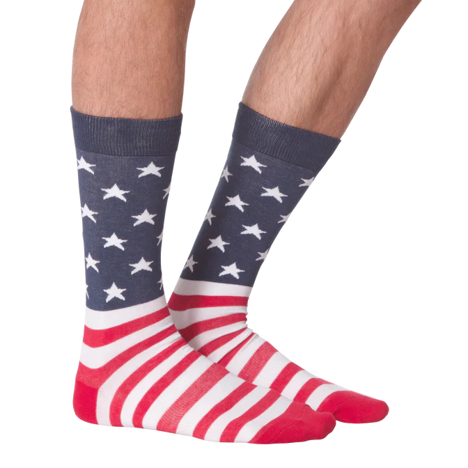 American Flag Funky Socks 1