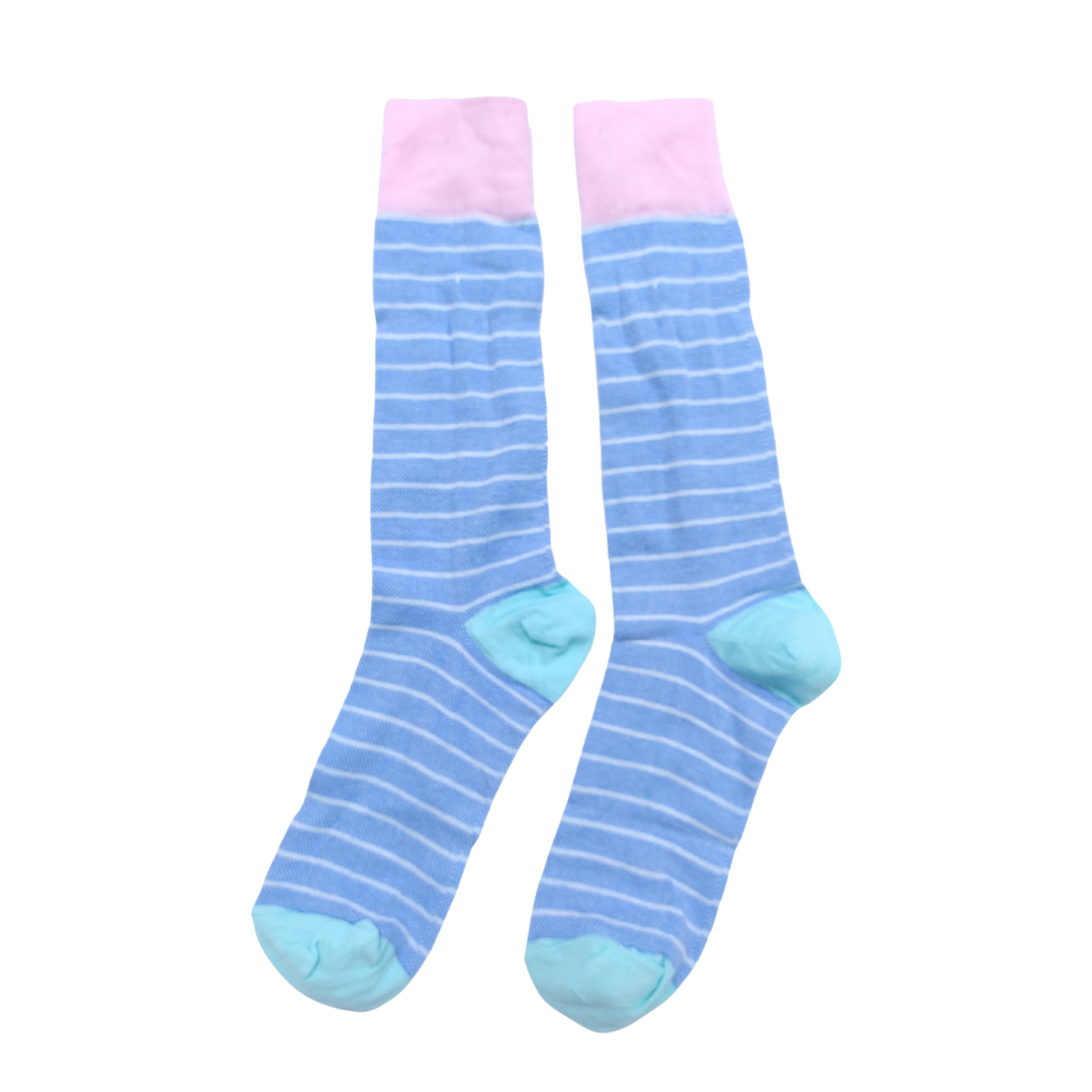Blue Checker Funky Socks - SOXO #1 Imported Socks Brand in Pakistan