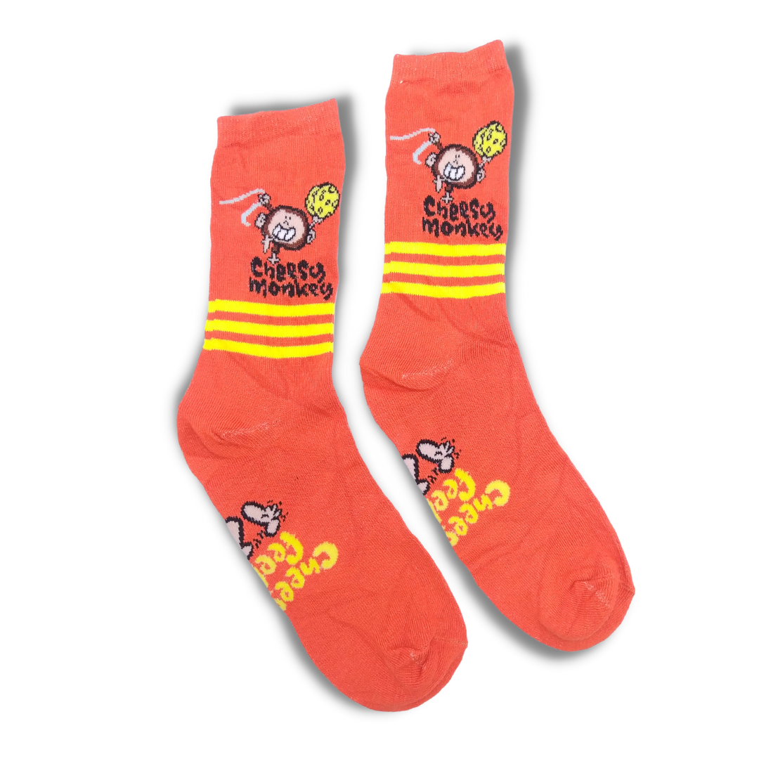 Cheese Monkey Funky Socks