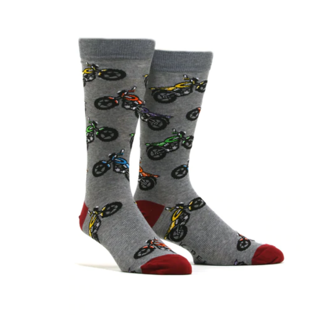 Coloured British Motorbikes Socks - SOXO #1 Imported Socks Brand in Pakistan