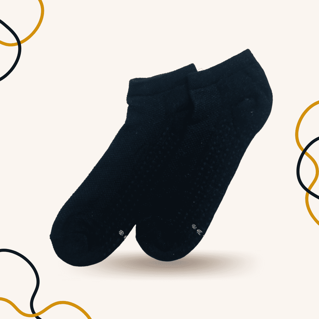 Corporate Ankle socks Black - SOXO #1 Imported Socks Brand in Pakistan