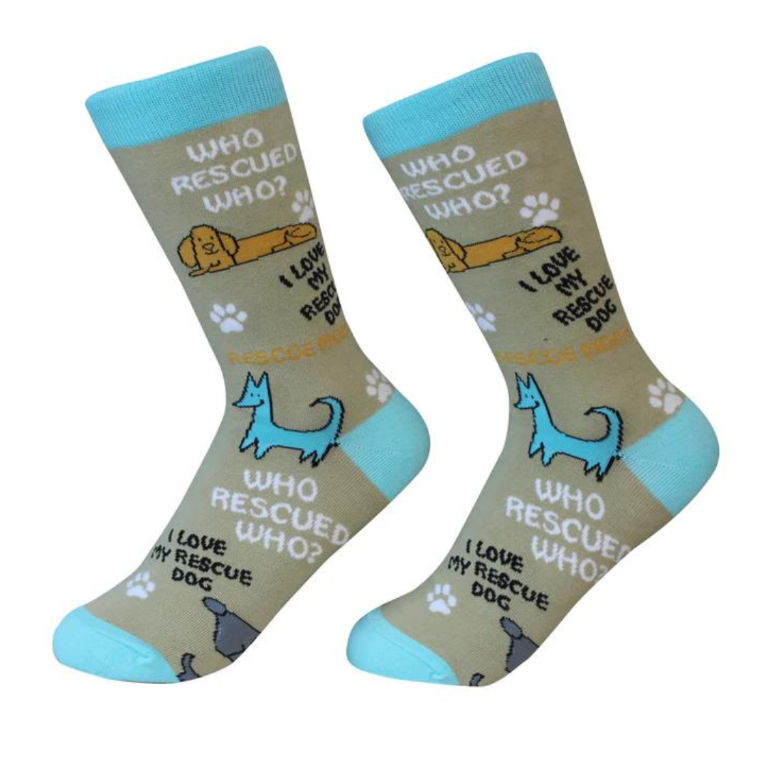 Blue Dog Pet Lover Animal Socks