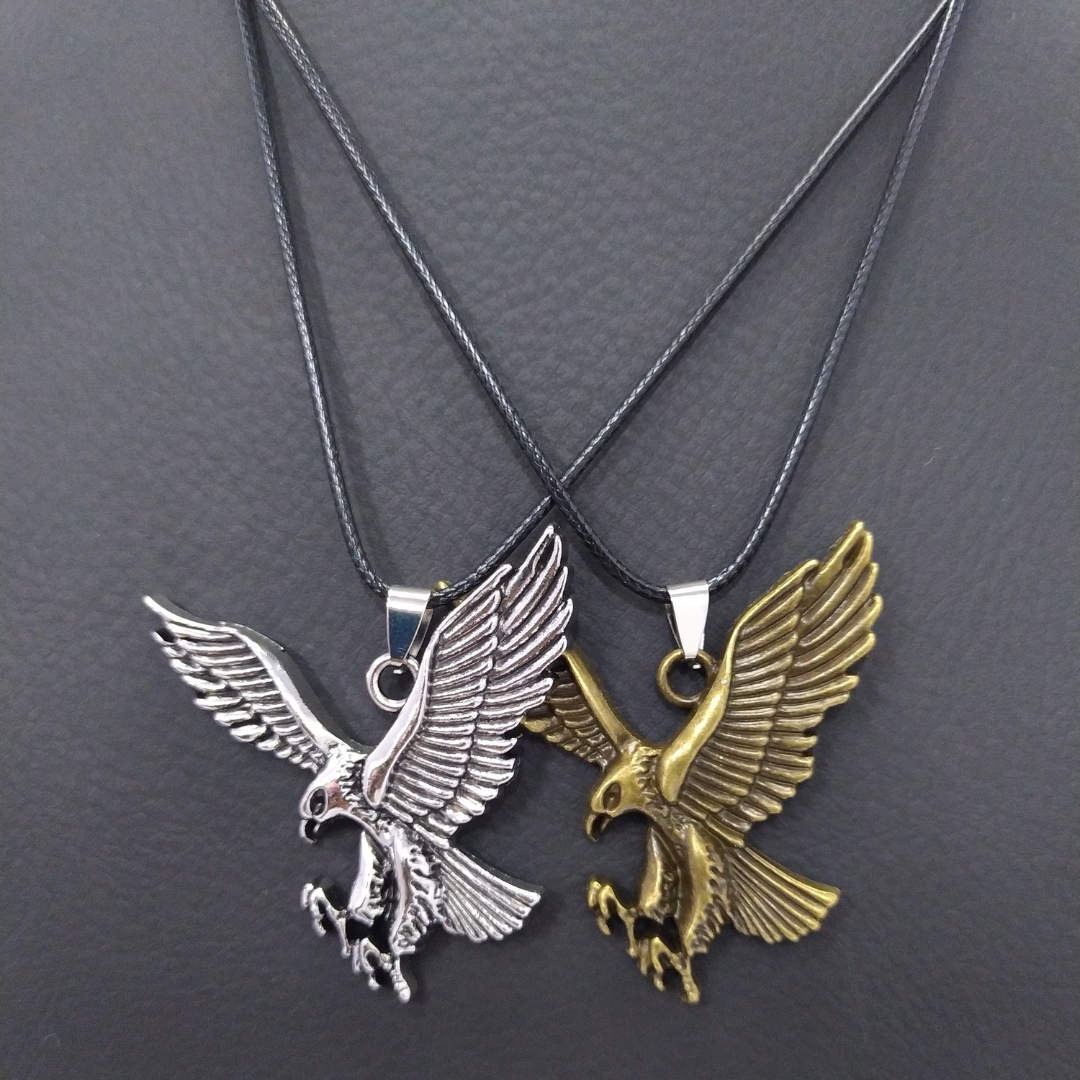 Eagle Couple Pendant Chain Necklace
