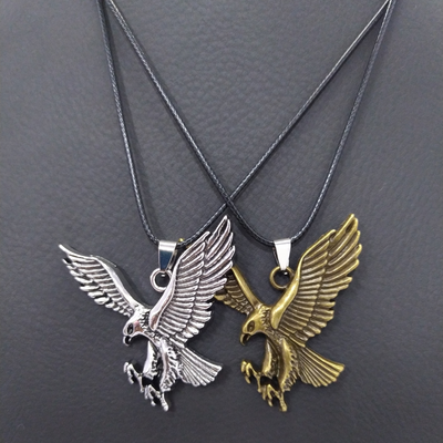 Eagle Couple Pendant Chain Necklace