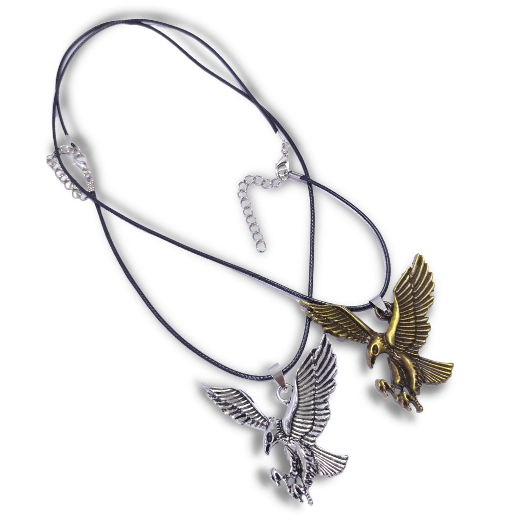 Eagle Couple Pendant Chain Necklace
