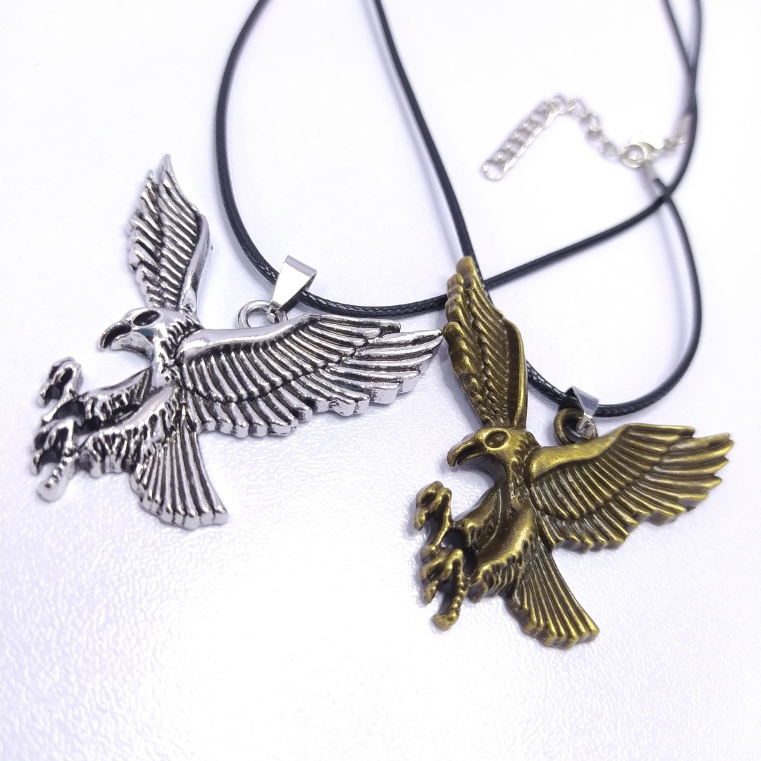 Eagle Couple Pendant Chain Necklace
