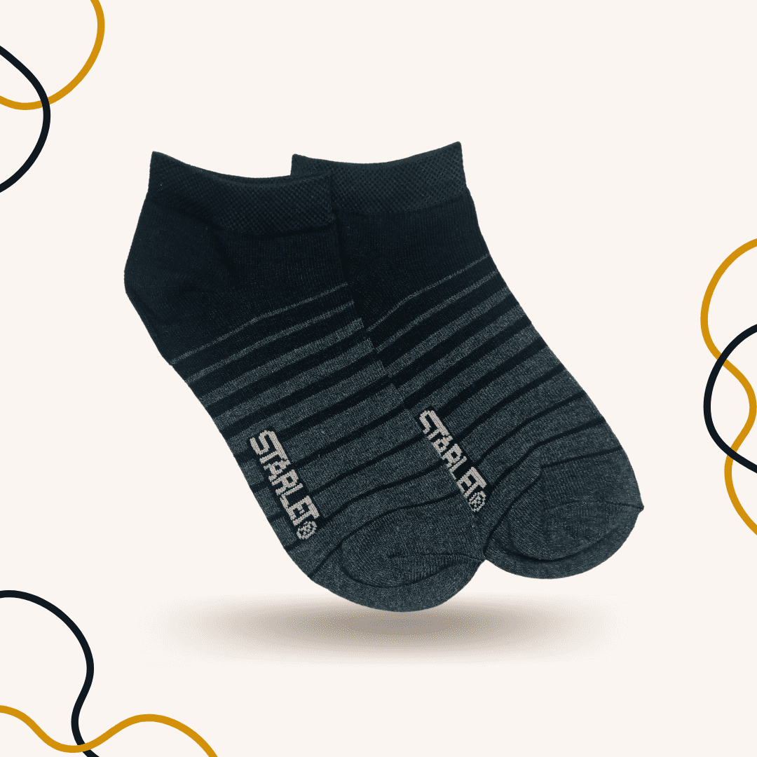 Funky Exotic Colour lines Grey Winds - SOXO #1 Imported Socks Brand in Pakistan