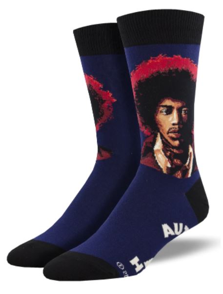 Hendrix Portrait Funky Socks - SOXO #1 Imported Socks Brand in Pakistan