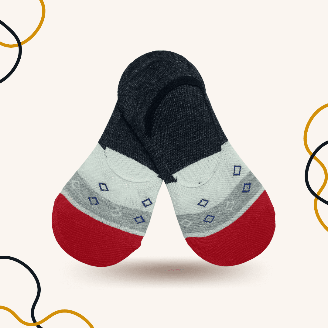 Hidden Fowky Charcoal No Show Socks - SOXO #1 Imported Socks Brand in Pakistan