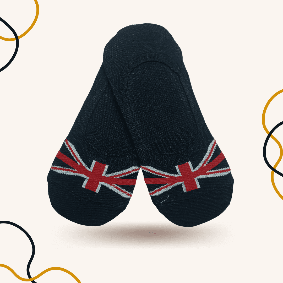 International UK Legs No Show Socks Black - SOXO #1 Imported Socks Brand in Pakistan