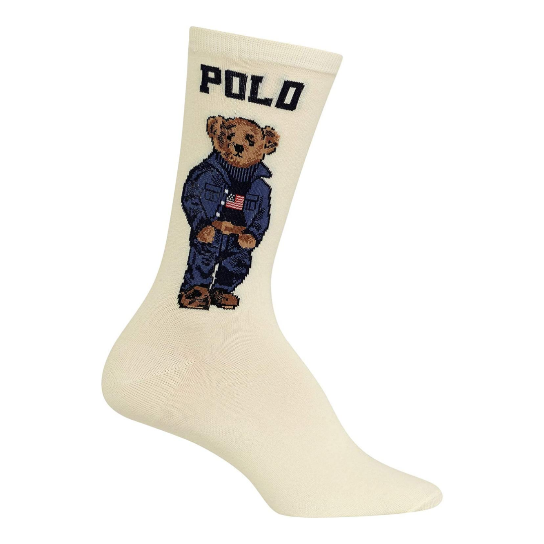 OFF WHITE RL POLO SHORT CREW TEDDY SOCKS - SOXO #1 Imported Socks Brand in Pakistan