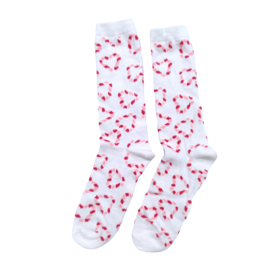 Pink Classic Pattern Funky Socks - SOXO #1 Imported Socks Brand in Pakistan
