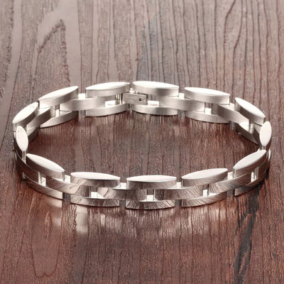 Silver Hand Chain Bracelet For Men