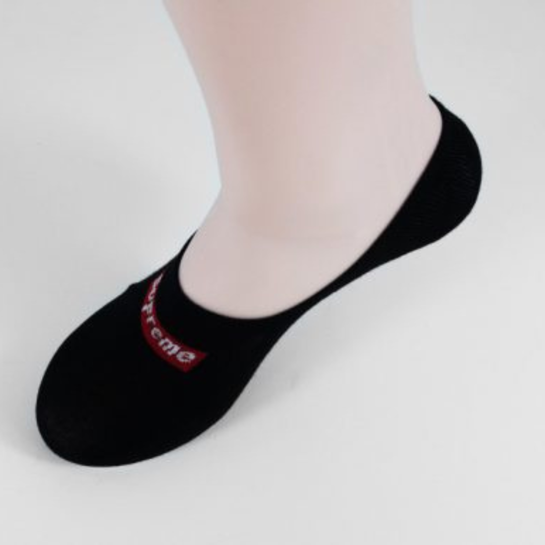 Suprome Legs No Show Invisible Socks Black
