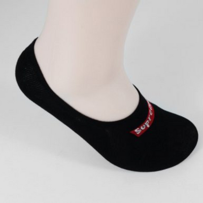 Suprome Legs No Show Invisible Socks Black
