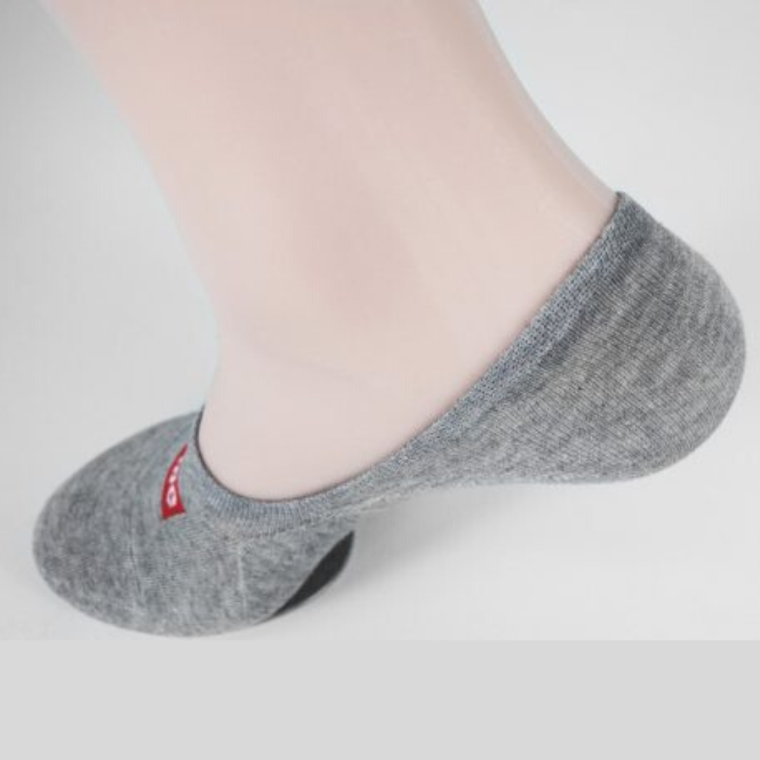 Suprome Legs No Show Invisible Socks Grey