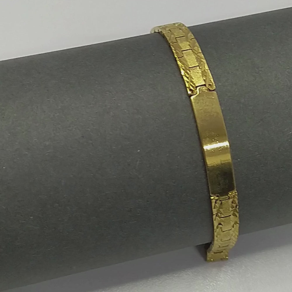 Golden Hand Chain Bracelet For Men
